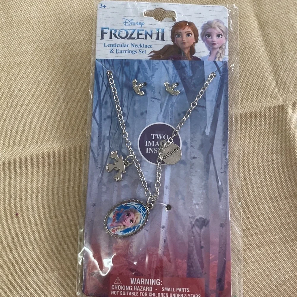#5- Disney Frozen II Necklace & Earrings Post (AI)